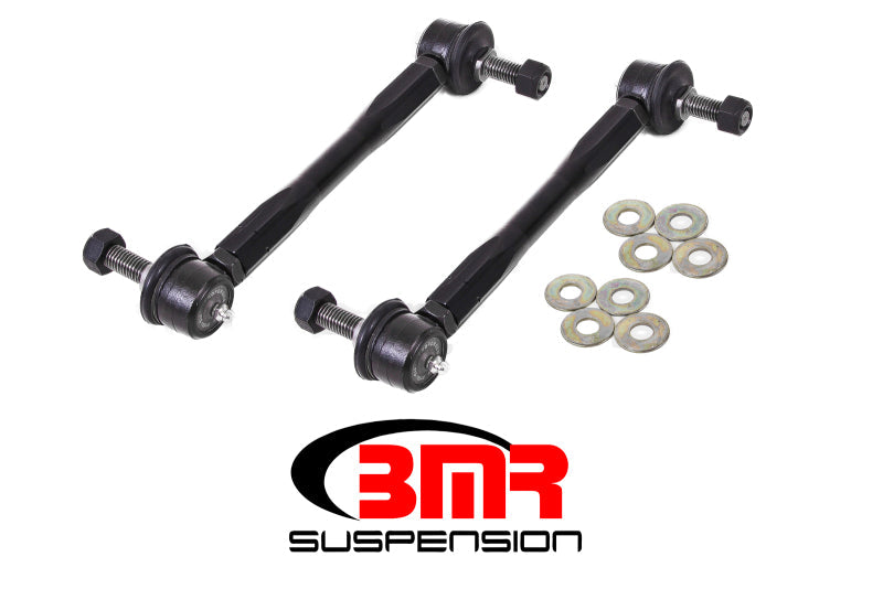 BMR 16-17 6th Gen Camaro Front Sway Bar End Link Kit - Black ELK016