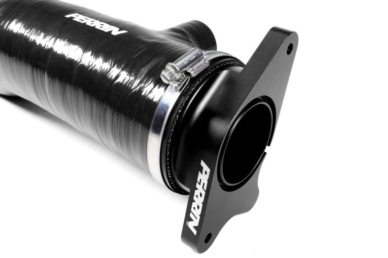 Perrin 2022+ Subaru WRX Black 3in Turbo Inlet Hose w/ Nozzle PSP-INT-425BK
