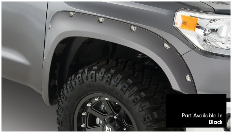 Bushwacker 16-17 Toyota Tundra Fleetside Pocket Style Flares 4pc 66.7/78.7/97.6in Bed - Black 30918-33