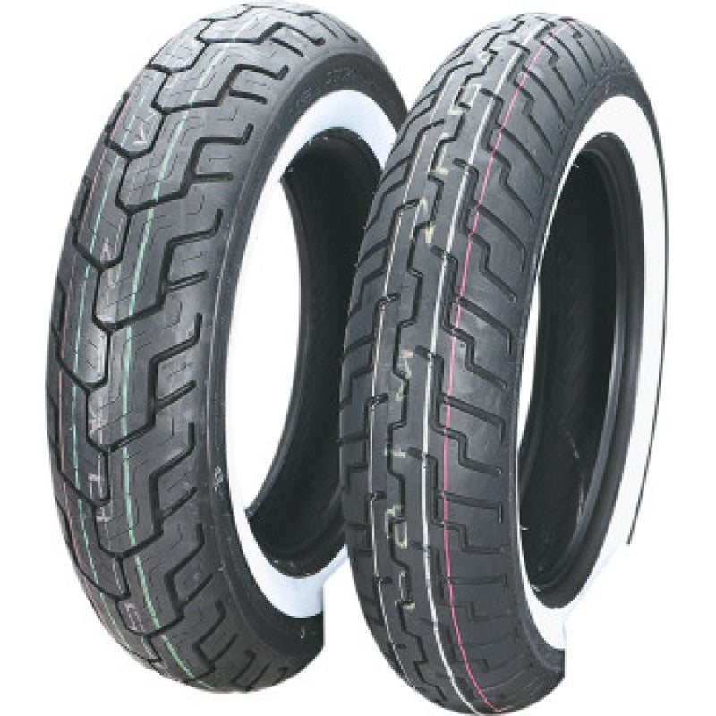 Dunlop D404 Front Tire - 150/80-16 M/C 71H TL - Wide Whitewall