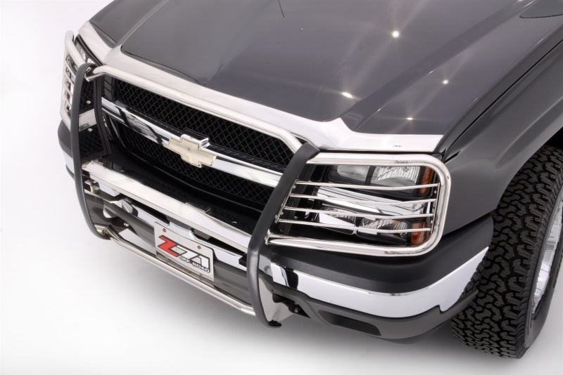 AVS 03-05 Chevy Silverado 1500 Aeroskin Low Profile Acrylic Hood Shield - Smoke 322024