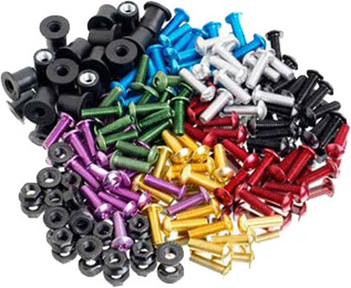 PUIG Windscreen Screw Kit Well Nut Purple 0957L