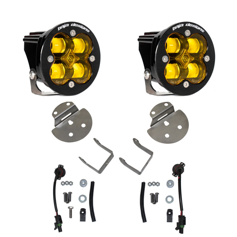 Baja Designs 15-19 Canyon/Colorado Fog Light & Fog Pocket Kit - Amber 447715