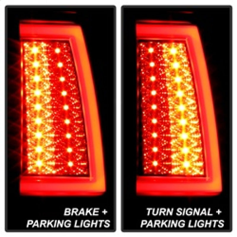 Spyder 03-06 Chevy Silverado (Does Not Fit Stepside) Version 2 LED Tail Lights - Black Smoke 5083272