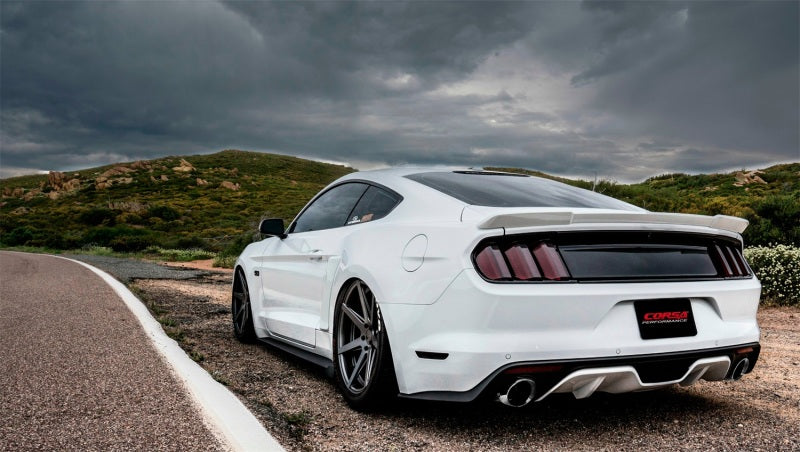 Corsa 2015 Ford Mustang GT 5.0 3in Cat Back Exhaust Polish Dual Tips (Sport) 14332