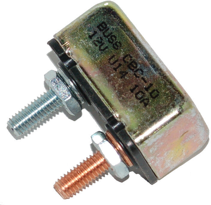 NAMZ CUSTOM CYCLEUniv 10-Amp Circuit Breaker Oem # 74590-93 10-32 Studs EaNCB-1001