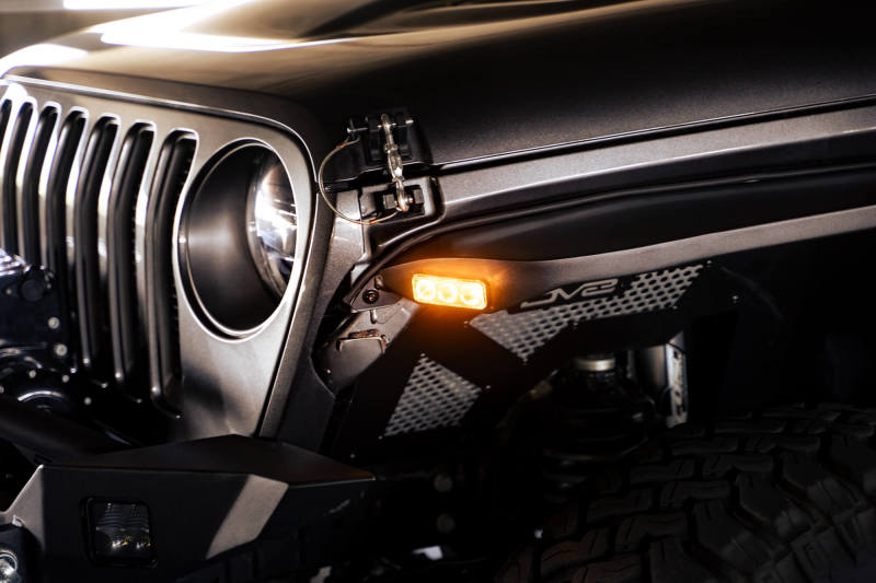 DV8 Offroad 18-23 Jeep Wrangler JL Slim Fender Flares FDJL-07