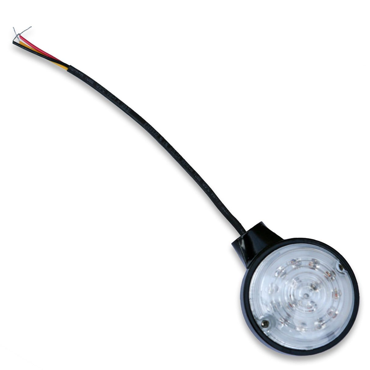 BURLY BRAND Led Turn Signal Clear /Amber Front Black Pr B13-2502B