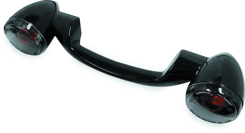 Bikers Choice Blk Turnsgnl Bar Kt Smoke Lens 491159