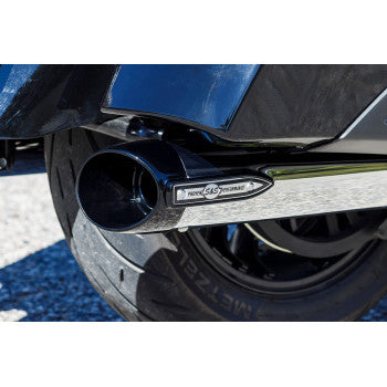 S&S CYCLE 4" Broadhead Slip-On Mufflers Slash Cut Chrome Indian Challenger 550-1076