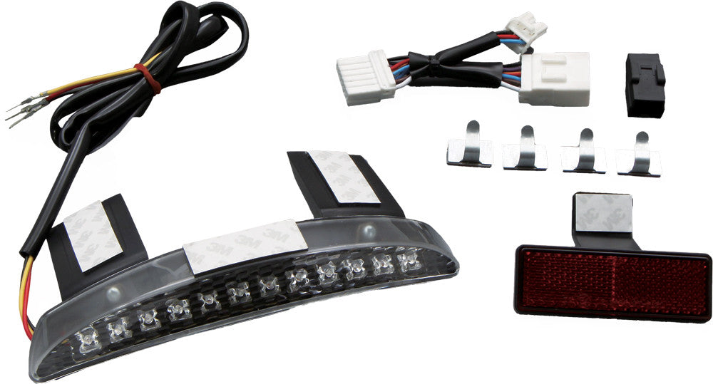 WEST-EAGLE Led Chopped Fender Taillights Clear Lens H5172-CL