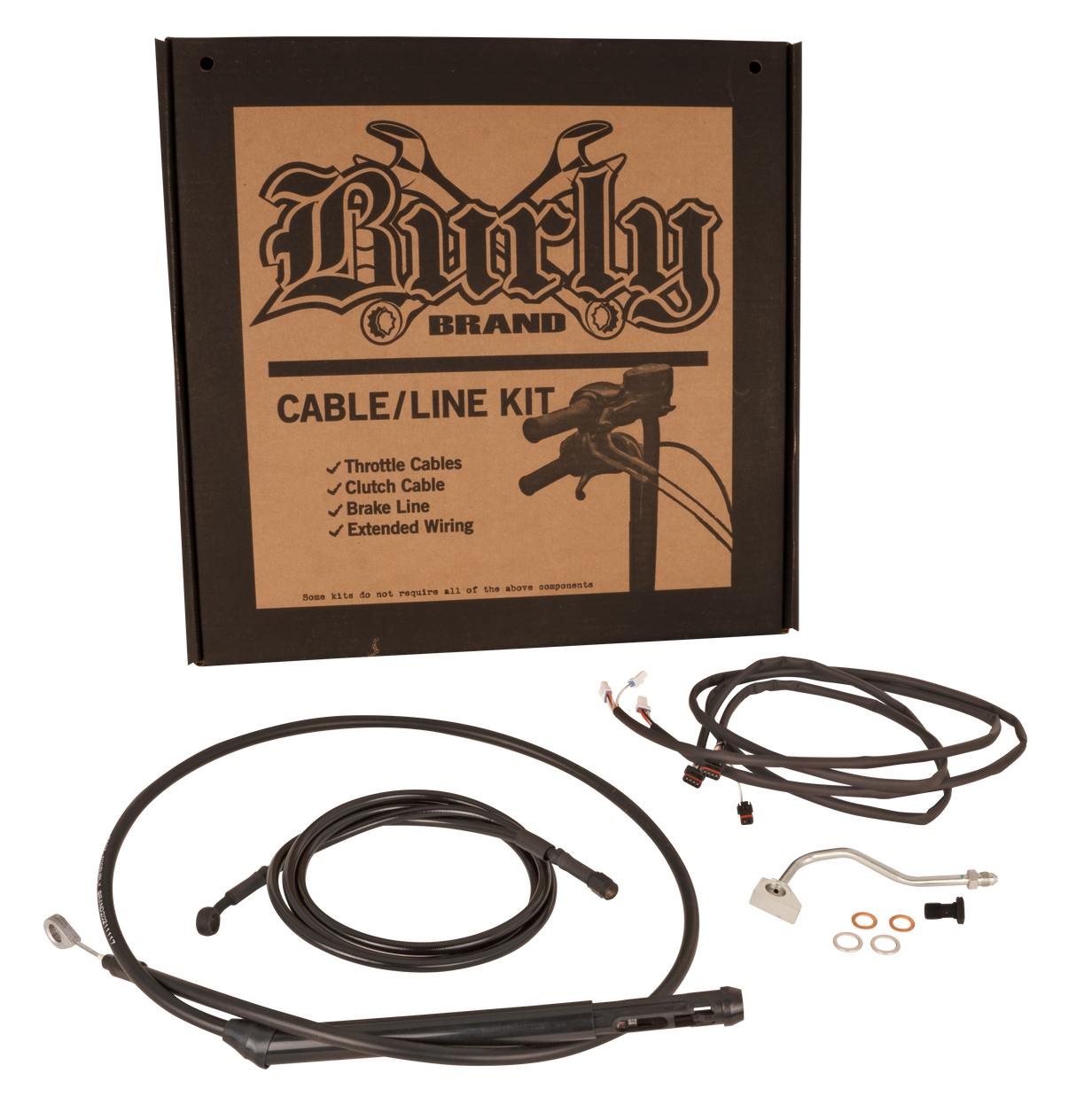 BURLY BRAND Cntrl Kit 15" Bagger Blk `21-22 Flht/Cu/K/Kl Flhx/S W/ B30-1315