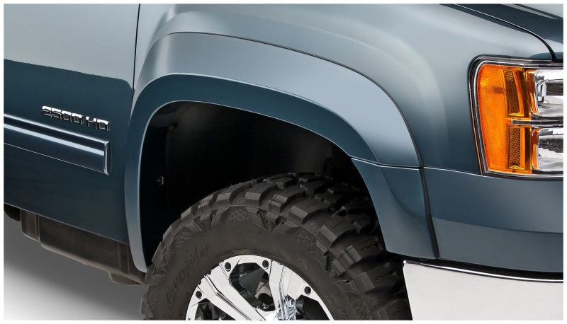 Bushwacker 07-13 GMC Sierra 1500 Fleetside Extend-A-Fender Style Flares 4pc 69.3in Bed - Black 40954-02