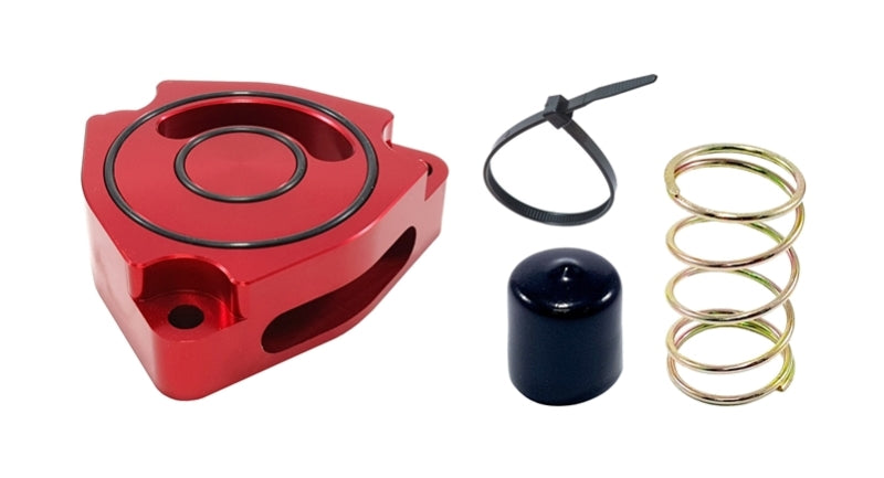 Torque Solution Blow Off BOV Sound Plate (Red) 11+ Hyundai Veloster Turbo TS-SP2-HVR