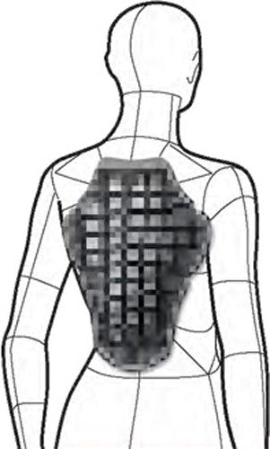 SPIDI Poison Leather Touring Lady Suit Back Armor Z64K-010 = 6