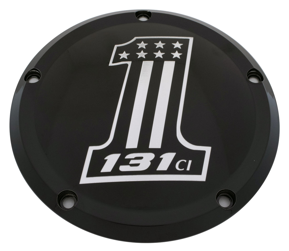 CUSTOM ENGRAVING 7 M8 Flt/Flh Derby Cover 131 Black 131-14-46BG