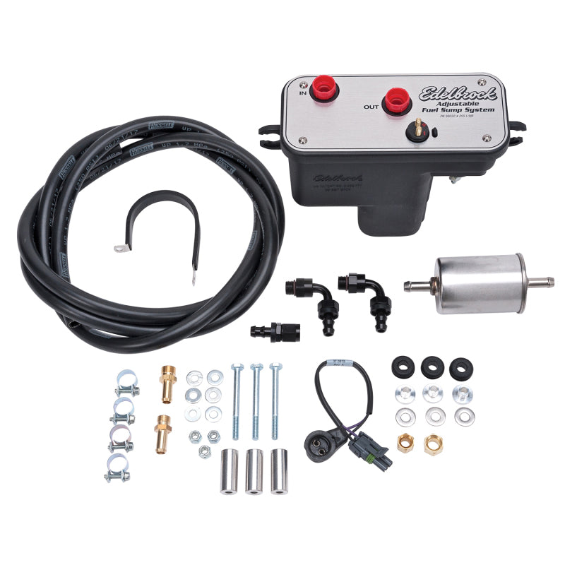 Edelbrock Fuel System Universal Fuel Sump Module Adjustable 255 LPH 36031