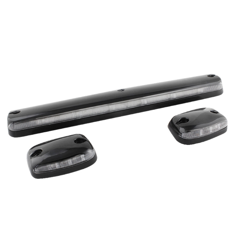 Xtune Chevy Silverado 07-13 Amber LED Cab Roof Lights Clear ACC-LED-CS07-CR-C 9924606