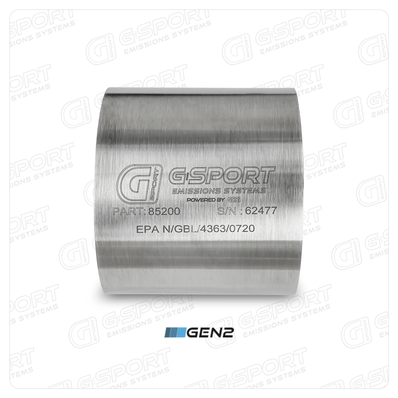 GESI G-Sport 400 CPSI GEN 2 EPA Compliant 4.5in x 4in High Output Substrate Only- 500-850HP 85200