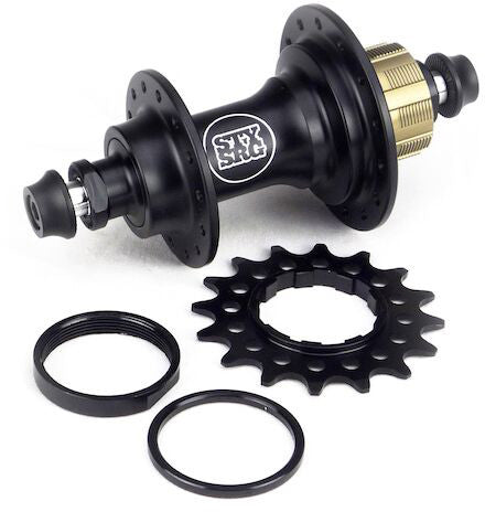 STAYSTRONG Mini Rear Hub 28h Black Comes W/ 16t Cog U-SS6508