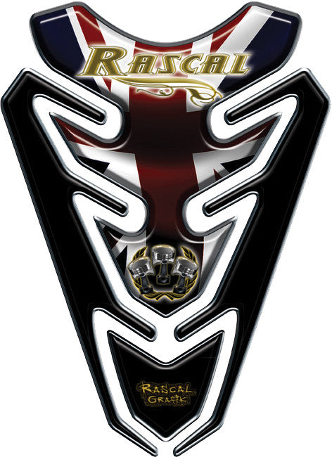 RASCAL GRAFIK Univ Tank Pad Triumph Brit Flag RA36617
