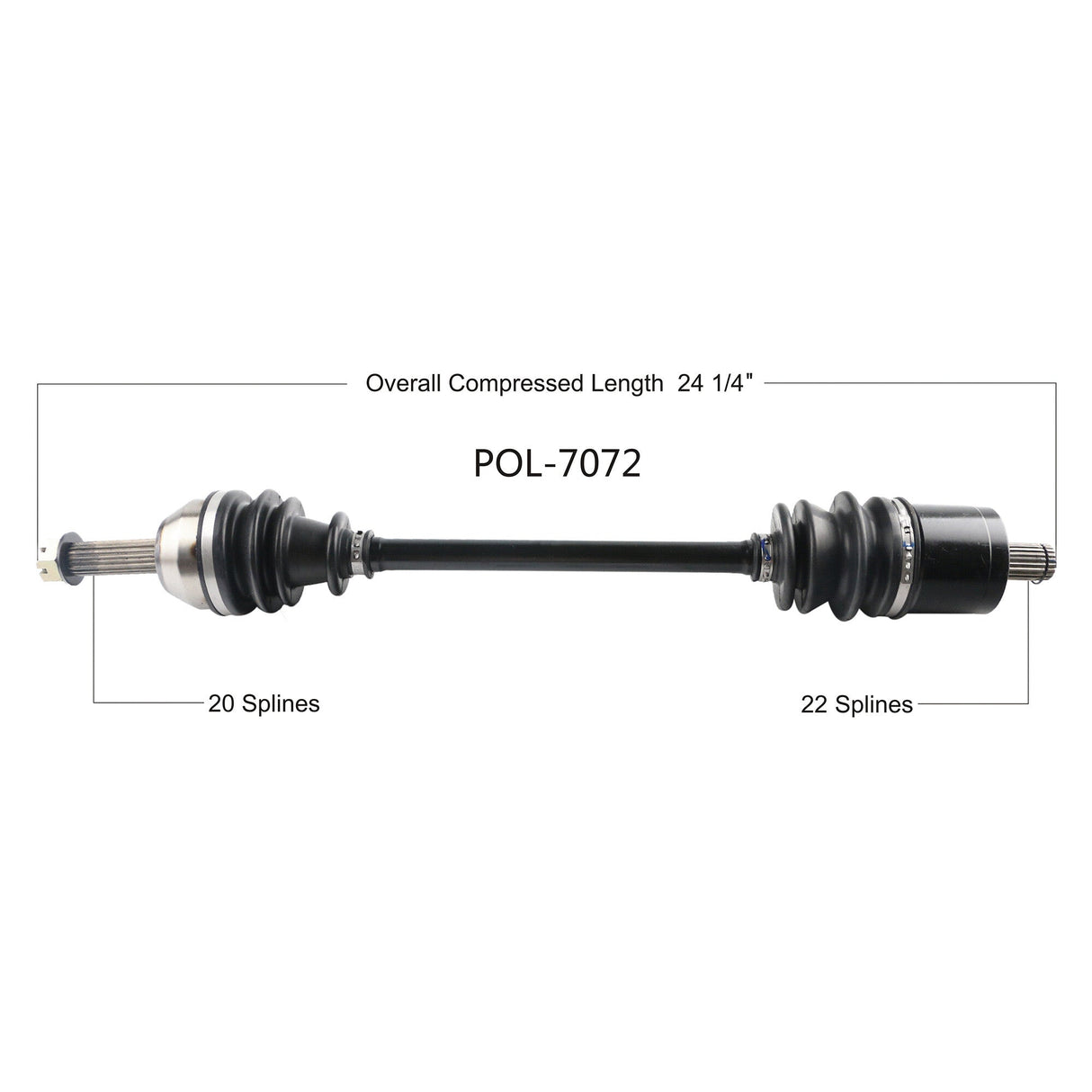 OPEN TRAILOe 2.0 Axle FrontPOL-7072
