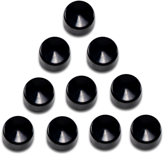 DRAG SPECIALTIES Perno de cubierta 1/4 Dado Allen Negro 352072