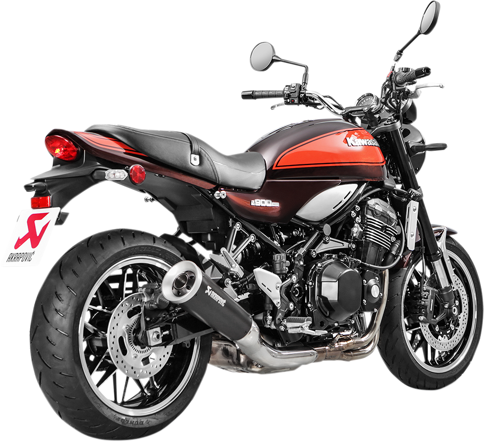 AKRAPOVIC Muffler - Black - Titanium - Z900RS / Cafe 2018-2023 S-K9SO5-HBAVTBL 1811-3437