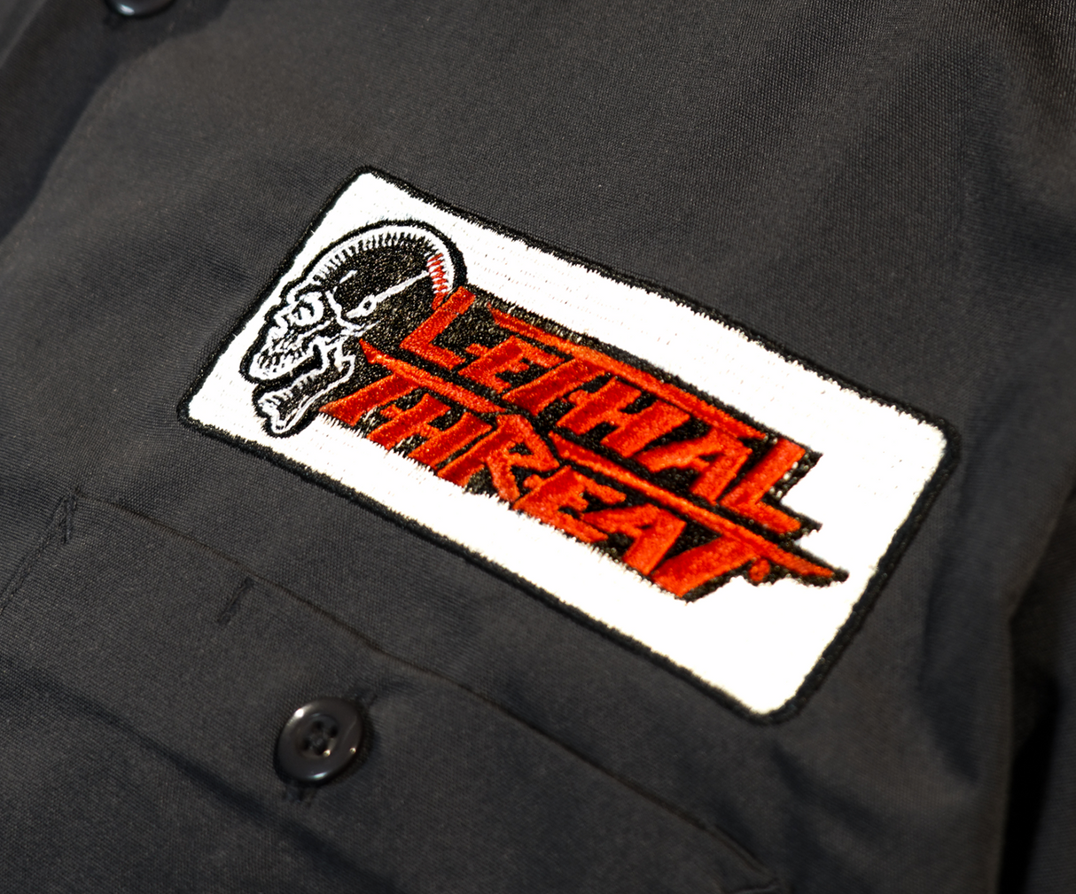 LETHAL THREAT Motorhead Garage Shop Shirt - Gray - 3XL DG60177XXXL