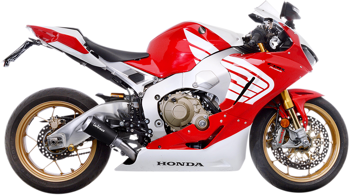 LEOVINCE LV-10 Black Edition Muffler - CBR1000RR 2017-2022 15207BU 1811-3490