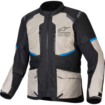 ALPINESTARS Andes Air Drystar® Jacket - Black/Laurel Gray/Bright Blue - Medium 3207924-1479-M