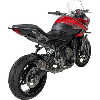 AKRAPOVIC Racing Line Exhaust System - Titanium - Tiger Sport/Daytona /Trident 660 2024 -2025 S-T6R2-CQTBL