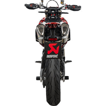 AKRAPOVIC Slip-On Line Mufflers - Titanium - Hypermotard 698 2024-2025 S-D6SO2-HAPLT 1811-4722