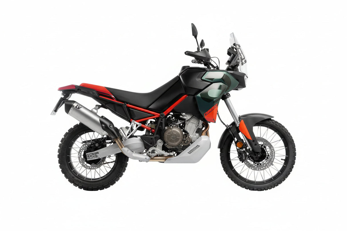 LEOVINCE - LV-14 Slip-On Muffler - Titanium - Aprilia Tuareg 660 15626TU 1811-4952