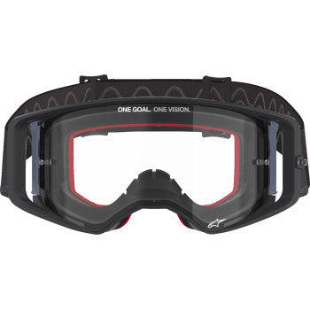 ALPINESTARS GOGGLES Supertech Goggle - Corp - Black/Gray - Clear 5100125-1507