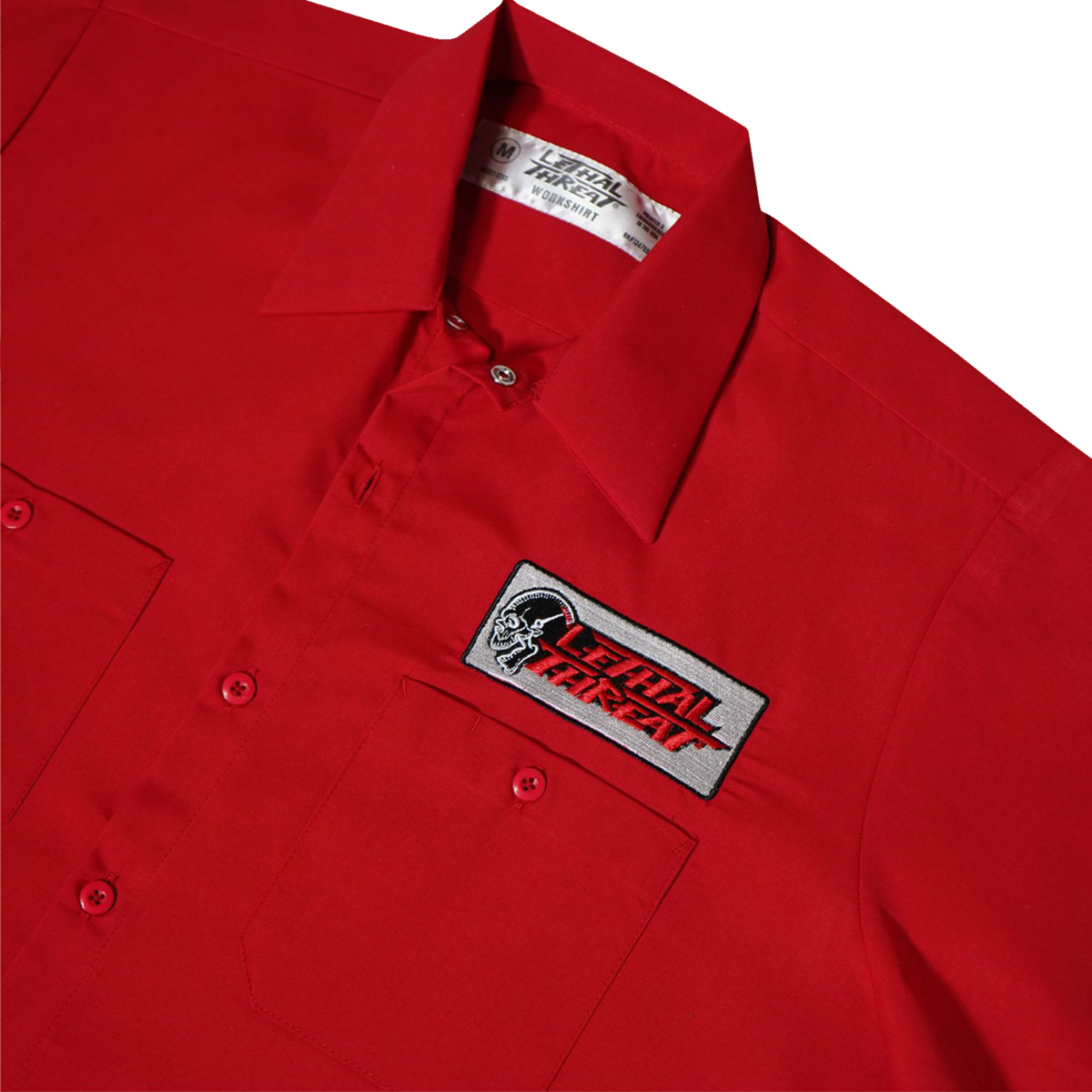 LETHAL THREAT Not for the Slow Skull Shop Shirt - Red - 2XL DG60162XXL