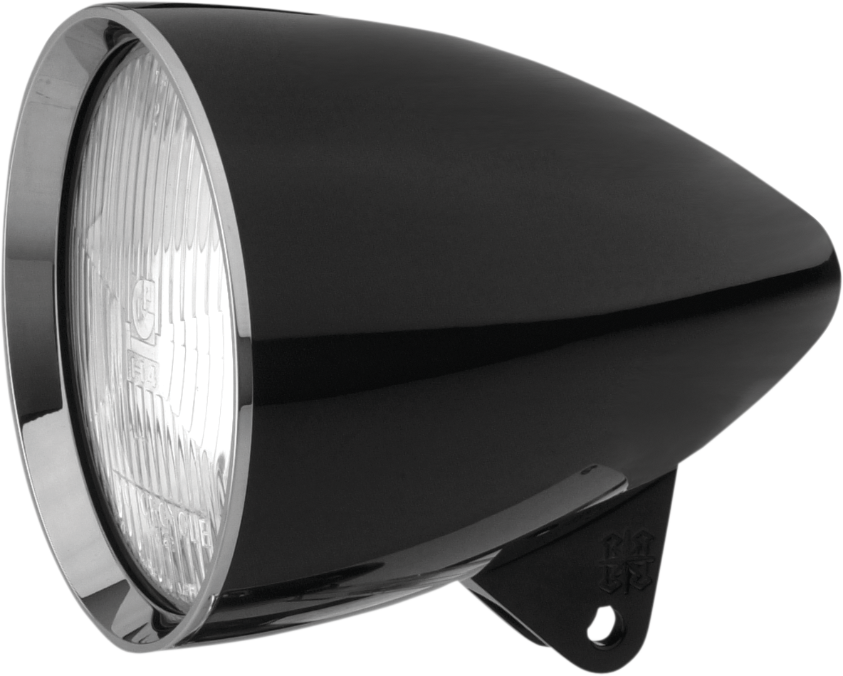 HEADWINDS 5 3/4" Headlight Housing - Black - Concours Rocket Smooth 1-5800ZCZA