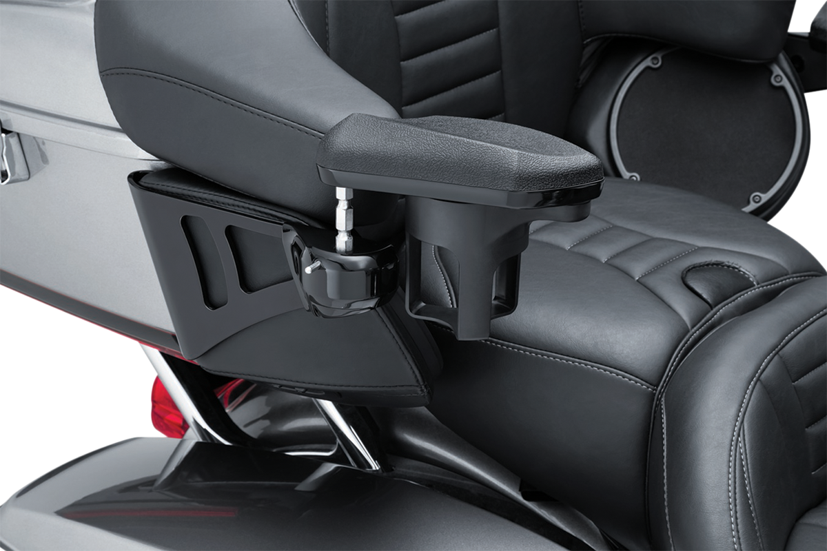 KURYAKYN Passenger Armrests - Black - FLH '14+ 8700