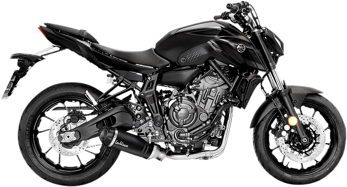 LEOVINCE LV One Evo Exhaust System - Carbon FIber YZF-R7/MT-07/ 2021-2024 14361E