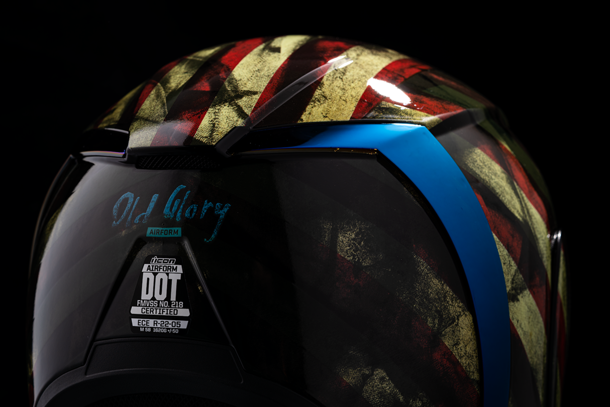 ICON Airform™ Helmet - Old Glory - XS 0101-14782