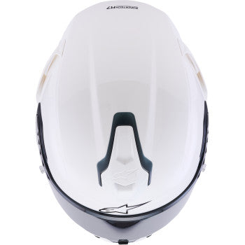 IN STOCK ALPINESTARS Supertech R7 Helmet - 22.06 - Solid - Gloss White - Large 8202126-2180-L