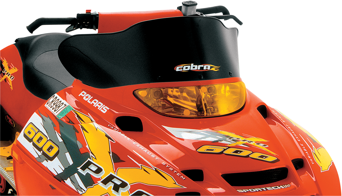 POWERMADD Windshield - 8.5" - Black - Polaris 11511