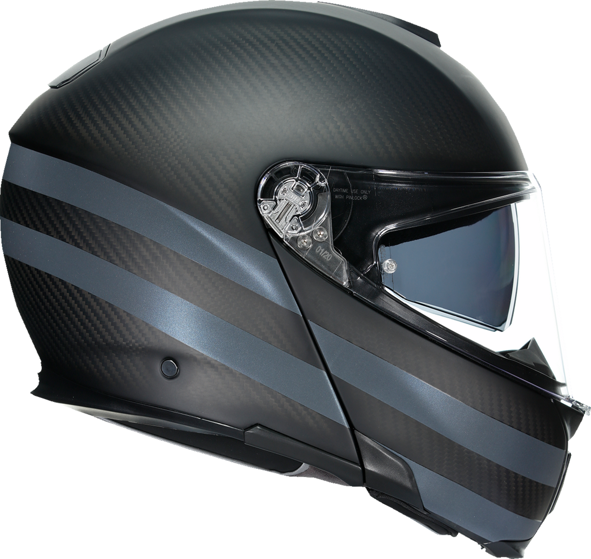 Casco AGV SportModular - Refractivo oscuro - Carbono/Negro - Grande 211201O2IY01414