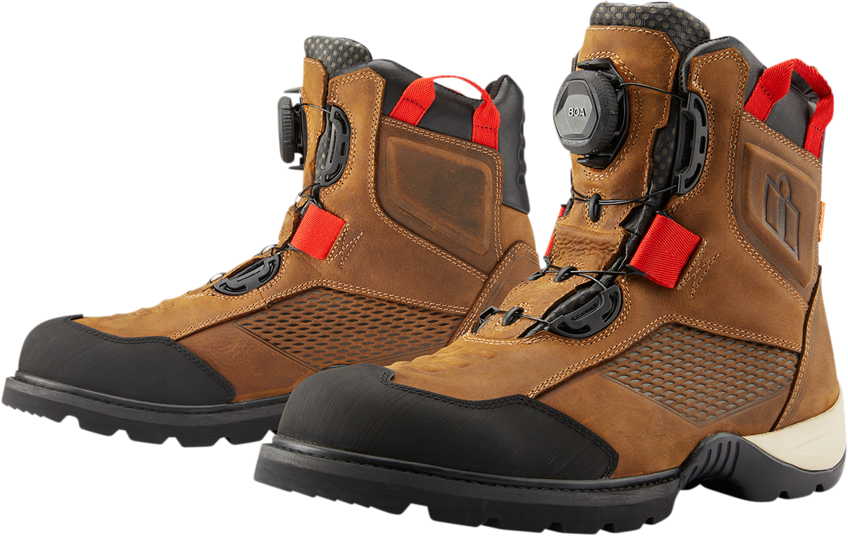 IN STOCK ICON Stormhawk Boots - Brown - Size 9 3403-1164