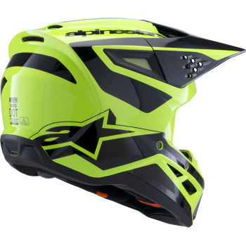ALPINESTARS SM3 Helmet - Heat - Gloss Yellow Fluo/Black - XS 8301026-5011-XS