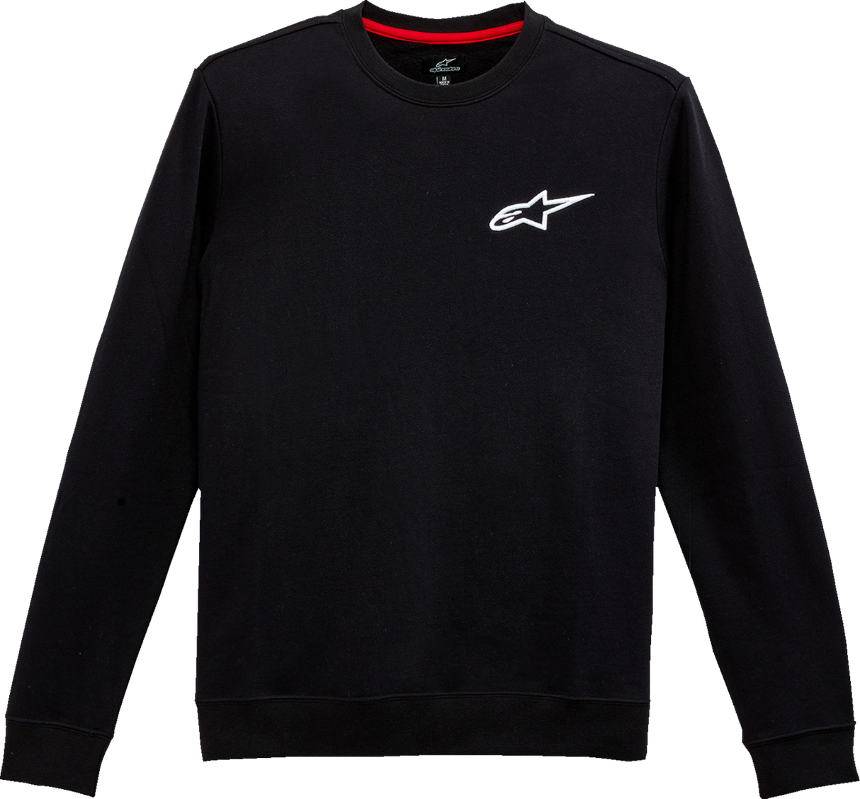 IN STOCK ALPINESTARS Ageless Crew Fleece - Black - Medium 1232-51020-10-M