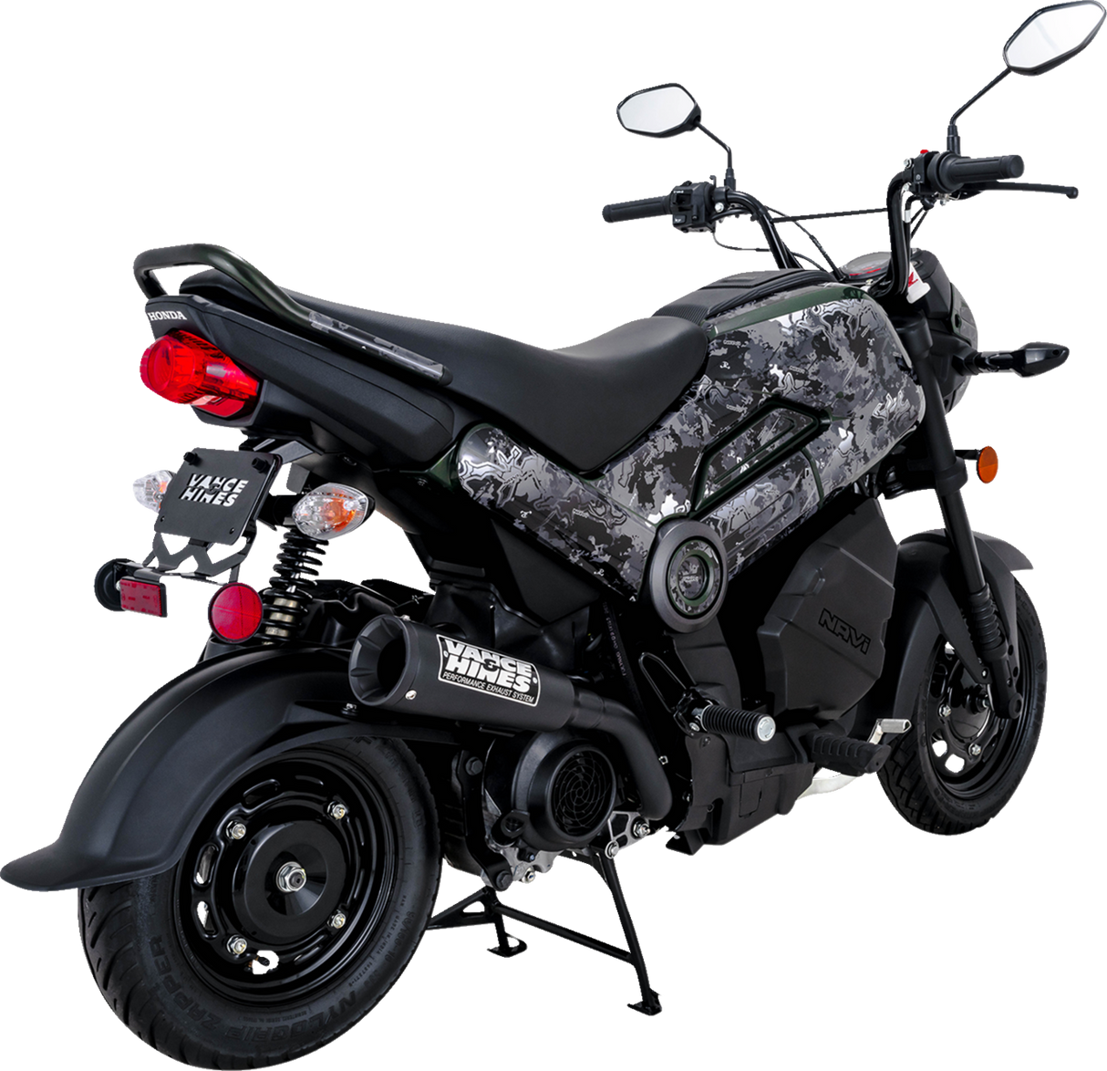 VANCE & HINES Upsweep Exhaust System - Black for Navi 2022 48241 1811-4379