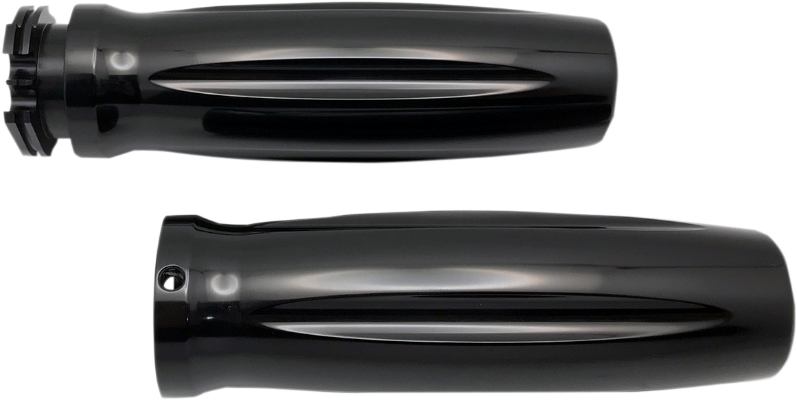 PRO-ONE PERF.MFG. Grips - Billet - Contour - Black 501310B