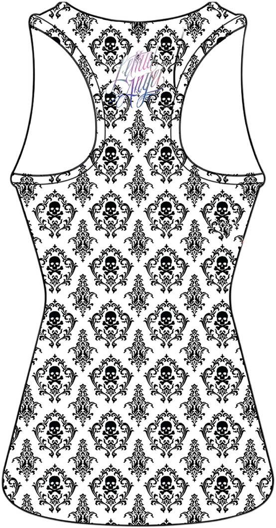 LETHAL THREAT Women's Painted Soul Tank Top - White - Medium LA20472M