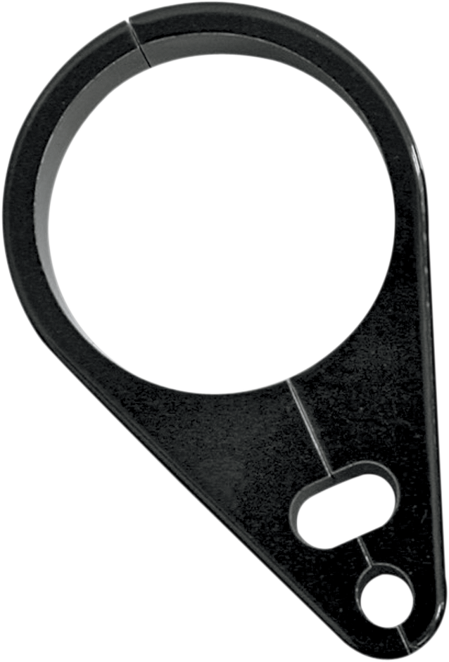 DRAG SPECIALTIES Abrazadera de cable - Acelerador/Ralentí/Freno - 1-1/2" - Negro 0658-0056